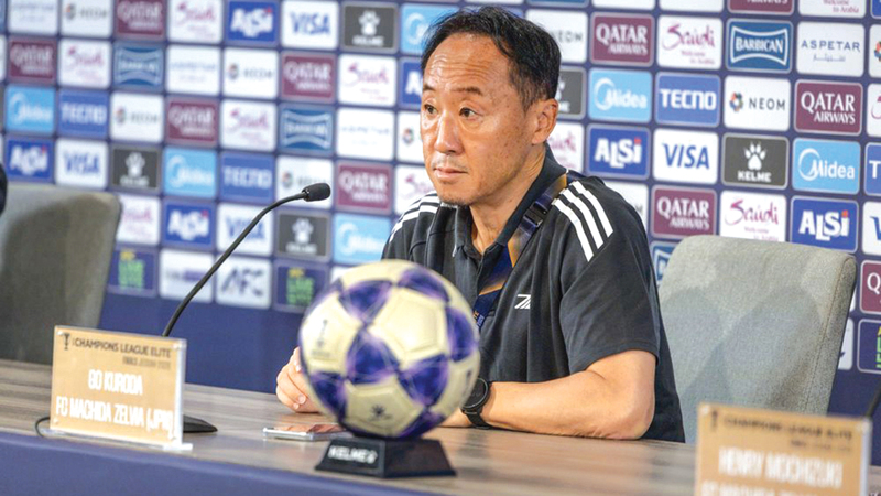 مدرب ماتشيدا الياباني: نحن هنا من أجل الفوز بـ «البطولة»