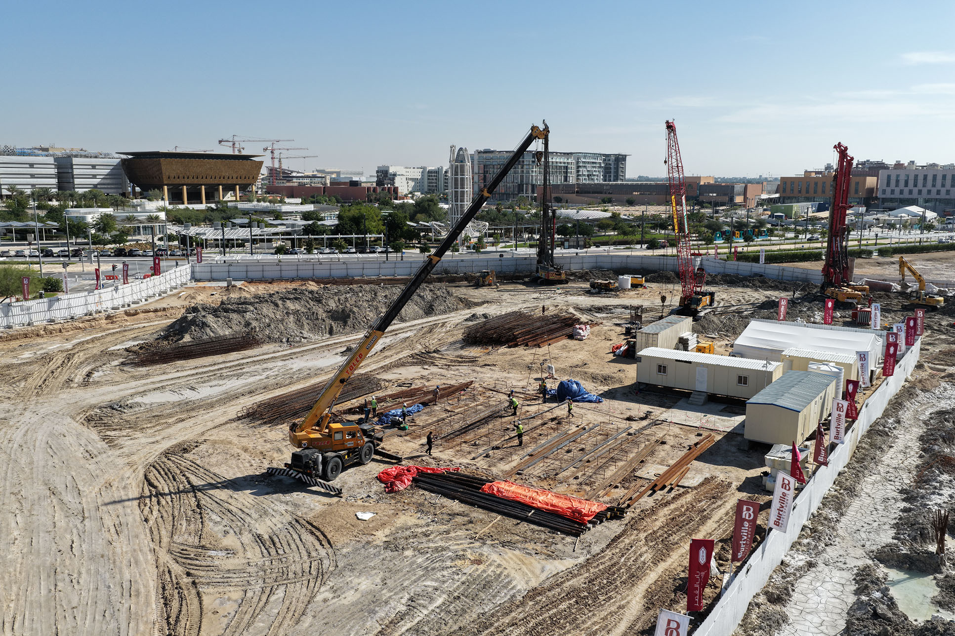 برتڤيل للتطوير العقاري:  تقدم أعمال الإنشاء بمشروع «باب القصر جاردن ريزيدنس 66» في مدينة مصدر